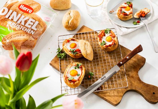 Shakshuka im Brötchen