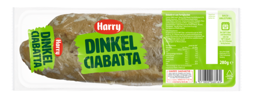 Dinkel-Ciabatta von Harry-Brot