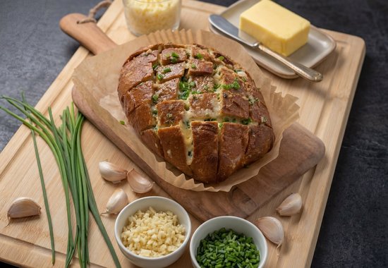 Knoblauchbutter-Airfryer-Brot