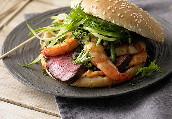 Surf'n Turf Burger