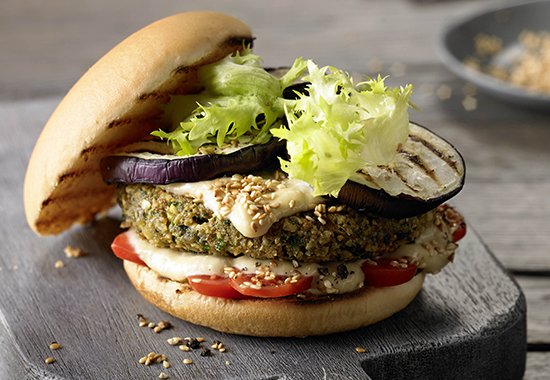Kichererbsen Burger