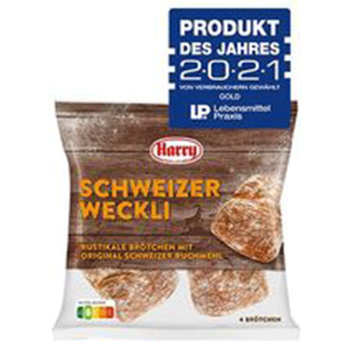 Harry-Brot Schweizer Weckli - Produkt des Jahres 2021